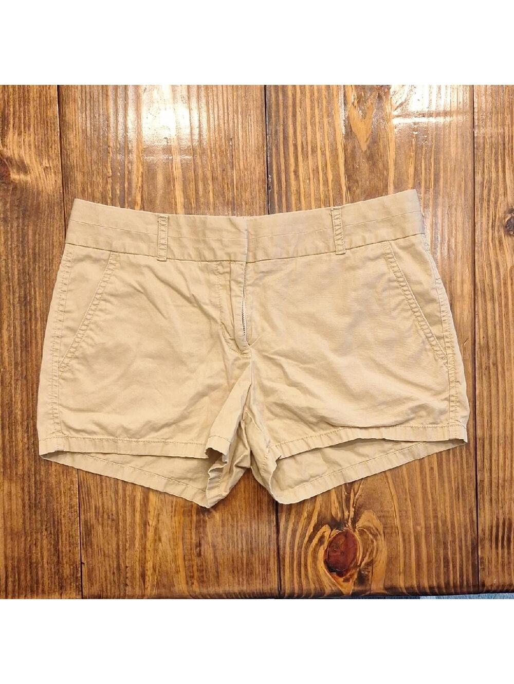 J.crew 100% Cotton Khaki Short Size 2